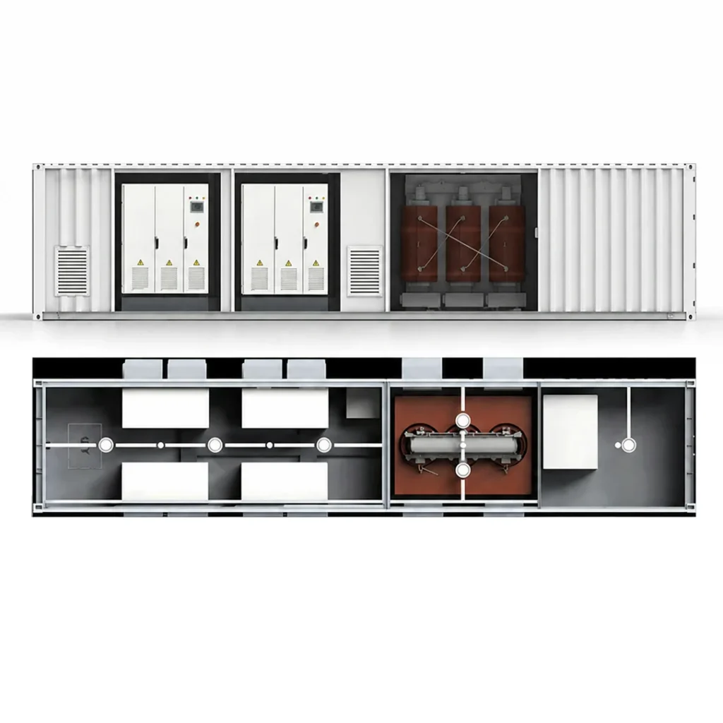 Mv Acdc Prefabricated Module(rmu+transformer+pcs) 2