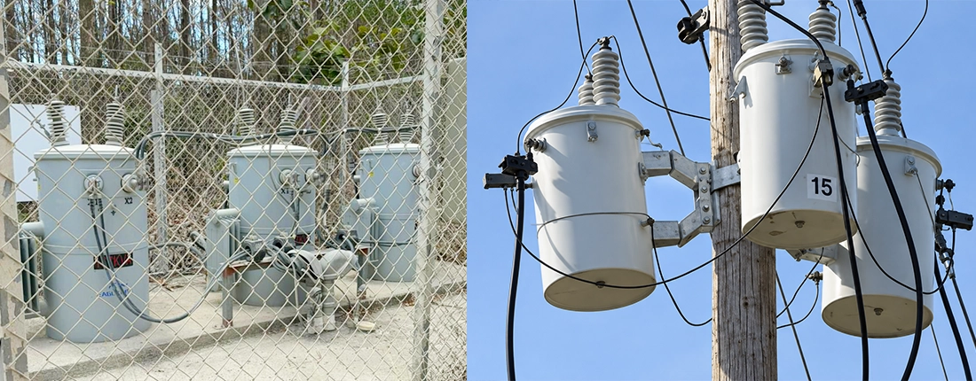 Pole Mounted Transformer Installation